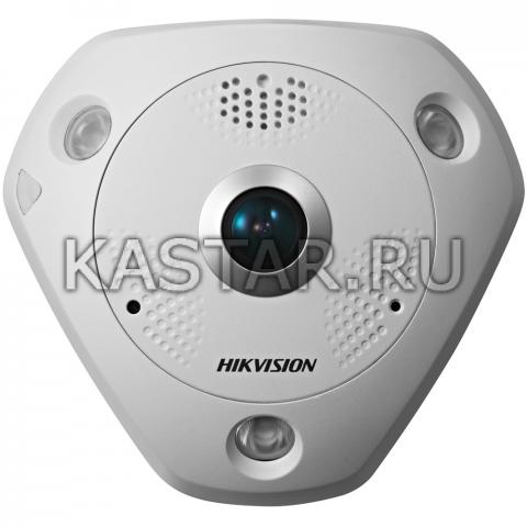  12Мп FishEye-камера с ИК-подсветкой Hikvision DS-2CD63C2F-IVS