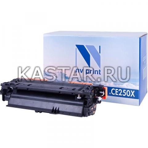 Картридж NVP совместимый NV-CE250X Black для HP LaserJet Color CP3525 | CP3525dn | CP3525n | CP3525x | CM3530 | CM3530fs Черный (Black) 10500стр.