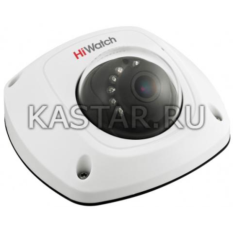  2Мп HD-TVI мини-купольная камера HiWatch DS-T251 с ИК-подсветкой для офисов и ритейла