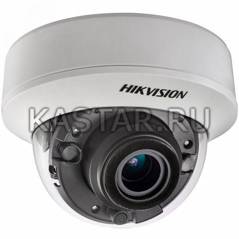  HD-TVI камера 3 Мп Hikvision DS-2CE56F7T-ITZ с моторизированным объективом и EXIR подсветкой