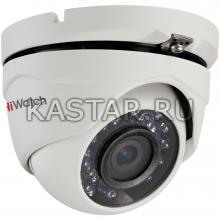  2 Мп HD-TVI камера-сфера для улицы HiWatch DS-T203 с ИК-подсветкой